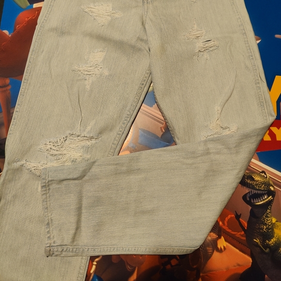 Hollister women's ripped jeans color us size 28 in good condition - Picture 3 of 7